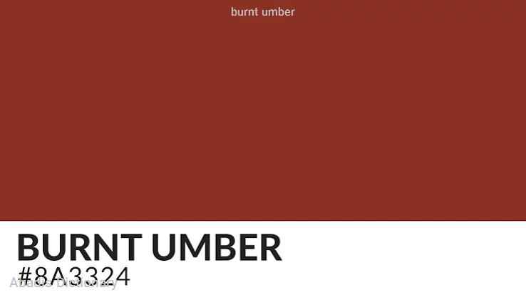 burnt umber